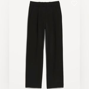 Taylor wide leg trouser. Black.